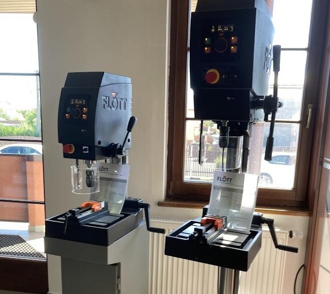 Stolní a sloupové vrtačky FLOTT předváděcí